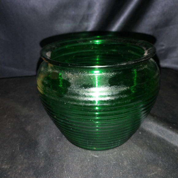 Beautiful Vintage Colander green glass - Picture 3 of 3